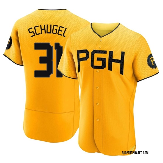 Authentic Pittsburgh Pirates A.J. Schugel 2023 City Connect Jersey - Gold