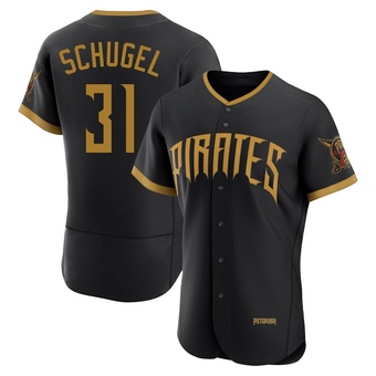 Authentic Pittsburgh Pirates A.J. Schugel 2026 City Connect Stadium Jersey - Black