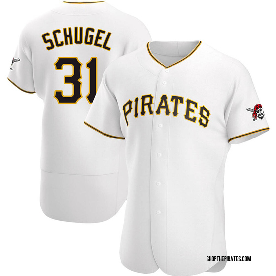 Authentic Pittsburgh Pirates A.J. Schugel Home Jersey - White