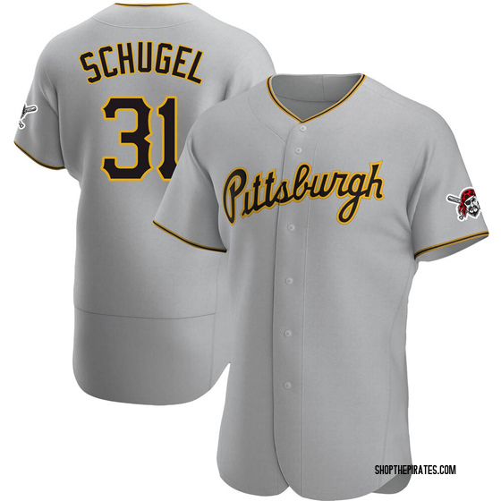 Authentic Pittsburgh Pirates A.J. Schugel Road Jersey - Gray