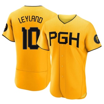 Authentic Pittsburgh Pirates Jim Leyland 2023 City Connect Jersey - Gold