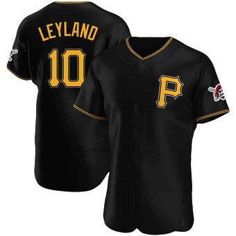 Authentic Pittsburgh Pirates Jim Leyland Alternate Jersey - Black