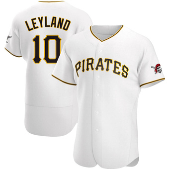 Authentic Pittsburgh Pirates Jim Leyland Home Jersey - White