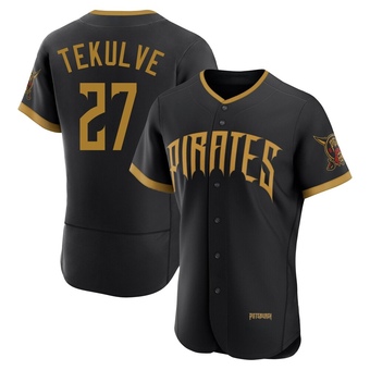 Authentic Pittsburgh Pirates Kent Tekulve 2026 City Connect Stadium Jersey - Black