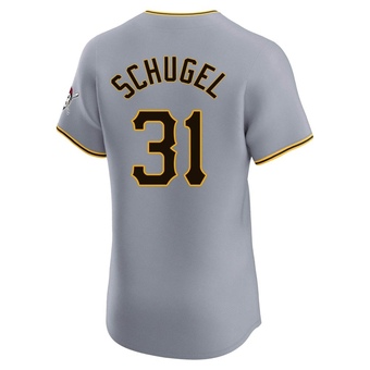 Elite Pittsburgh Pirates A.J. Schugel Road Jersey - Gray