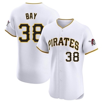 Elite Pittsburgh Pirates Jason Bay Home Jersey - White