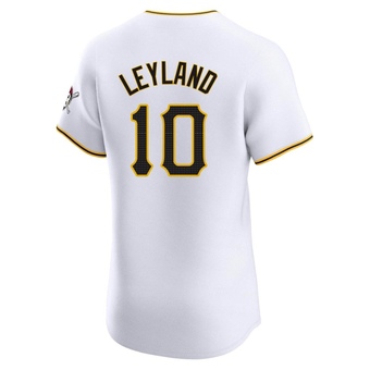 Elite Pittsburgh Pirates Jim Leyland Home Jersey - White