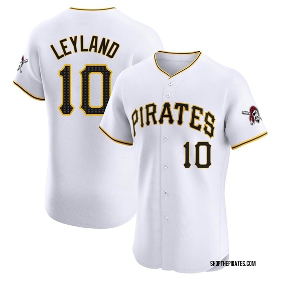 Elite Pittsburgh Pirates Jim Leyland Home Jersey - White