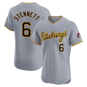 Elite Pittsburgh Pirates Rennie Stennett Road Jersey - Gray