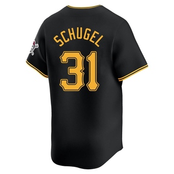 Limited Pittsburgh Pirates A.J. Schugel Alternate Jersey - Black