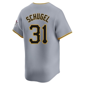Limited Pittsburgh Pirates A.J. Schugel Away Jersey - Gray