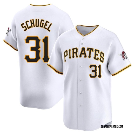 Limited Pittsburgh Pirates A.J. Schugel Home Jersey - White