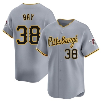 Limited Pittsburgh Pirates Jason Bay Away Jersey - Gray