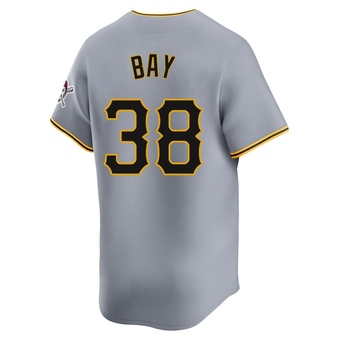 Limited Pittsburgh Pirates Jason Bay Away Jersey - Gray