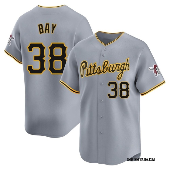 Limited Pittsburgh Pirates Jason Bay Away Jersey - Gray