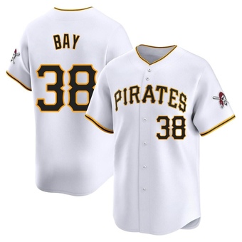 Limited Pittsburgh Pirates Jason Bay Home Jersey - White