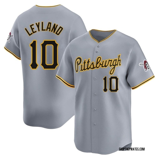 Limited Pittsburgh Pirates Jim Leyland Away Jersey - Gray