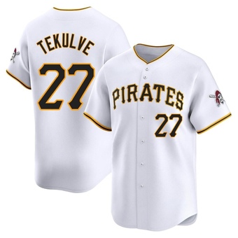 Limited Pittsburgh Pirates Kent Tekulve Home Jersey - White