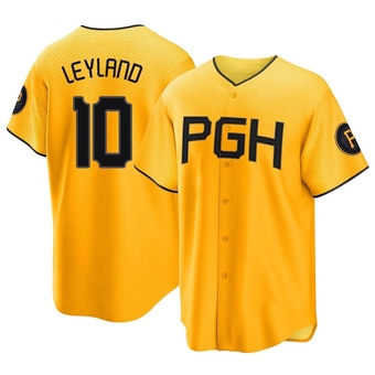 Replica Pittsburgh Pirates Jim Leyland 2023 City Connect Jersey - Gold