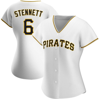 Women's Authentic Pittsburgh Pirates Rennie Stennett Home Jersey - White