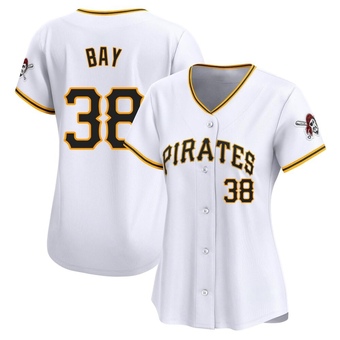 Women's Limited Pittsburgh Pirates Jason Bay Home Jersey - White
