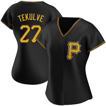 Women's Replica Pittsburgh Pirates Kent Tekulve Alternate Jersey - Black