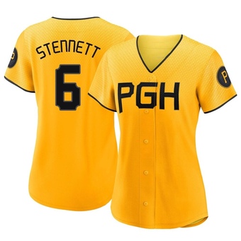 Women's Replica Pittsburgh Pirates Rennie Stennett 2023 City Connect Jersey - Gold