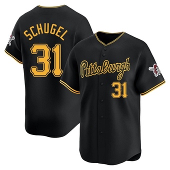 Youth Limited Pittsburgh Pirates A.J. Schugel Alternate Jersey - Black