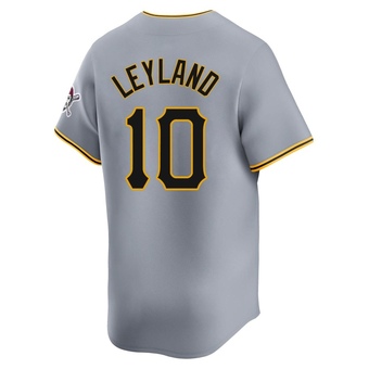 Youth Limited Pittsburgh Pirates Jim Leyland Away Jersey - Gray