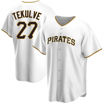 Youth Replica Pittsburgh Pirates Kent Tekulve Home Jersey - White